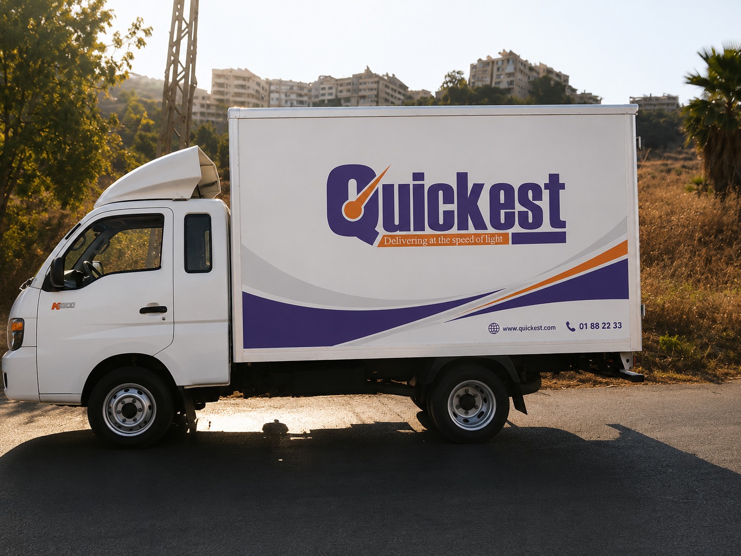Quickest Logistics Background